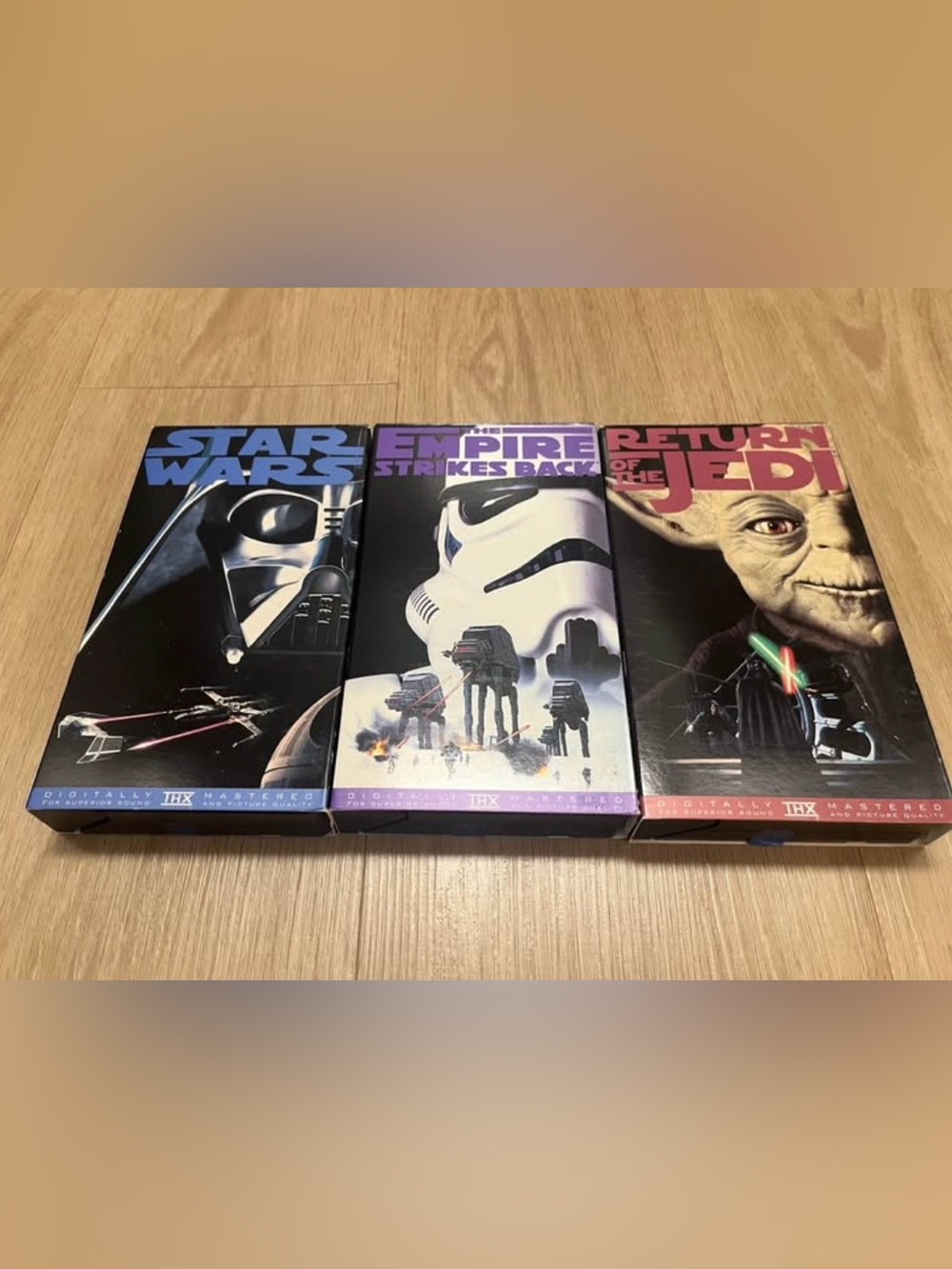 Star Wars Trilogy Vintage SEALED VHS Set